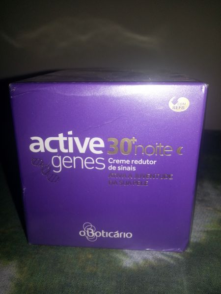 active genes 30 noite creme redutor de sinais